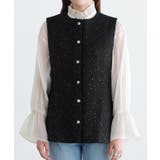 ラメツイードペプラムジレ ラメ ペプラム | Pierrot | 詳細画像6 