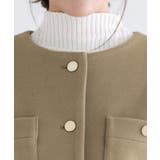 ゴールドボタンジャコット コート ジャケット | Pierrot | 詳細画像4 