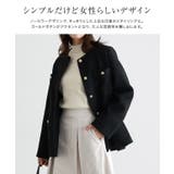 ゴールドボタンジャコット コート ジャケット | Pierrot | 詳細画像2 