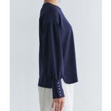 選べる袖ボタンポンチプルオーバー カットソー パールボタン | Pierrot | 詳細画像11 