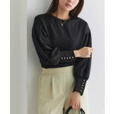 選べる袖ボタンポンチプルオーバー カットソー パールボタン | Pierrot | 詳細画像32 