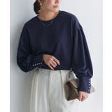 選べる袖ボタンポンチプルオーバー カットソー パールボタン | Pierrot | 詳細画像23 