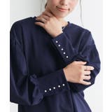 選べる袖ボタンポンチプルオーバー カットソー パールボタン | Pierrot | 詳細画像24 