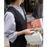 ストライプ | キャンディースリーブギャザーブラウス ブラウス キャンディースリーブ | Pierrot