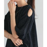 シアーチェックショルダーカットブラウス ブラウス シアー素材 | Pierrot | 詳細画像27 