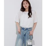 シアーチェックショルダーカットブラウス ブラウス シアー素材 | Pierrot | 詳細画像15 