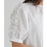 袖パールデザインフリルトップス フリルデザイン トップス | Pierrot | 詳細画像5