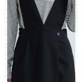 無地と柄から選べるラップ風ジャンパースカート ジャンパースカート ジャンスカ | Pierrot | 詳細画像4