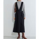 無地と柄から選べるラップ風ジャンパースカート ジャンパースカート ジャンスカ | Pierrot | 詳細画像6