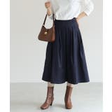 ネイビー | ミドル丈シャイニースカート スカート ミドル丈 | Pierrot