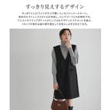 ウールタッチミニジャンパースカート ジャンパースカート ミニ丈 | Pierrot | 詳細画像3 