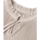 消しプリーツフリルネックブラウス フリル 上品 | Pierrot | 詳細画像9 