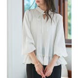 消しプリーツフリルネックブラウス フリル 上品 | Pierrot | 詳細画像18 