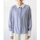 レース切り替えシャツ 上品 とろみ | Pierrot | 詳細画像6