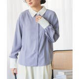 レース切り替えシャツ 上品 とろみ | Pierrot | 詳細画像24