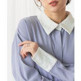 レース切り替えシャツ 上品 とろみ | Pierrot | 詳細画像27