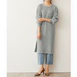 杢グレー | ワッフル編み ニットワンピースワンピース ワッフルワンピース ロングワンピース | Pierrot