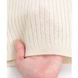 選べるネック綿混半袖リブニット リブニット セーター ニット Vネック ボート | Pierrot | 詳細画像11