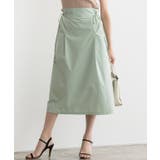 サイドリボンナロースカート スカート 綿混 ロングスカート リボン | Pierrot | 詳細画像6 