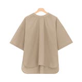 ベージュ | バックリボンギャザーブラウス ブラウス シャツ | Pierrot