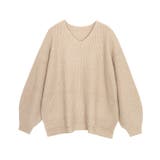杢イエロー | 選べるふんわりウォッシャブルボリューム袖ニット ニット セーター | Pierrot