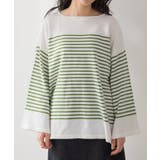 オーバーサイズボーダーニット ニット ボーダー | Pierrot | 詳細画像7 