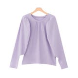 パープル | パワーショルダーブラウス ブラウス トップス | Pierrot