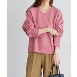 ピンク | ネックが選べるウールライクニット ニット ネックが選べる | Pierrot