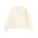 アイボリー | キーネックニットカーディガン カーディガン カーデ | Pierrot