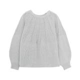 グレー | バックリボンデザインニット ニット バックリボン | Pierrot