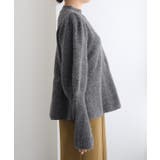 ふんわりウォッシャブルサムホールペプラムニット ニット ペプラム | Pierrot | 詳細画像8 