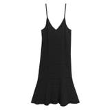 ブラック | ふくれジャカードカットソーキャミワンピース キャミワンピ ワンピース | Pierrot