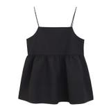 ブラック | ジャカードペプラムキャミブラウス ブラウス キャミソール | Pierrot