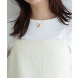 ジャカードペプラムキャミブラウス ブラウス キャミソール | Pierrot | 詳細画像4 