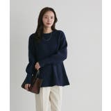 ふんわりウォッシャブルボリューム袖フレアニット ニット ボリューム袖 | Pierrot | 詳細画像16 