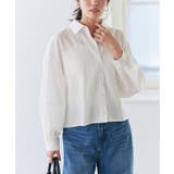 【UVケア】ランタンボリュームショートシャツ シャツ 構築袖 | Pierrot | 詳細画像26