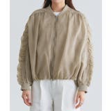 袖シャーリングシアーブルゾン ブルゾン オーガンジー素材 | Pierrot | 詳細画像6