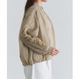 袖シャーリングシアーブルゾン ブルゾン オーガンジー素材 | Pierrot | 詳細画像7