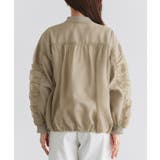 袖シャーリングシアーブルゾン ブルゾン オーガンジー素材 | Pierrot | 詳細画像8