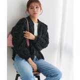 袖シャーリングシアーブルゾン ブルゾン オーガンジー素材 | Pierrot | 詳細画像24