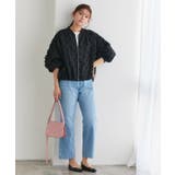 袖シャーリングシアーブルゾン ブルゾン オーガンジー素材 | Pierrot | 詳細画像28