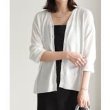 オフホワイト | UVカット 接触冷感シアーカーディガン カーディガン | Pierrot