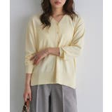 クリームイエロー | UVカット 接触冷感シアーカーディガン カーディガン | Pierrot