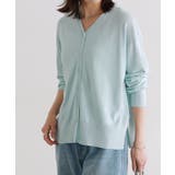 パウダーブルー | UVカット 接触冷感シアーカーディガン カーディガン | Pierrot