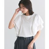 ドッキングフリルTシャツ Tシャツ 綿混 | Pierrot | 詳細画像22 