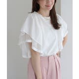 ドッキングフリルTシャツ Tシャツ 綿混 | Pierrot | 詳細画像28 