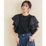 ドッキングフリルTシャツ Tシャツ 綿混 | Pierrot | 詳細画像15 