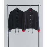 [ECLAM] ボタンデザイン配色ニットカーデ カーディガン | Pierrot | 詳細画像6 