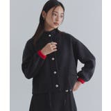 [ECLAM] ボタンデザイン配色ニットカーデ カーディガン | Pierrot | 詳細画像20 