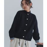 [ECLAM] ボタンデザイン配色ニットカーデ カーディガン | Pierrot | 詳細画像14 